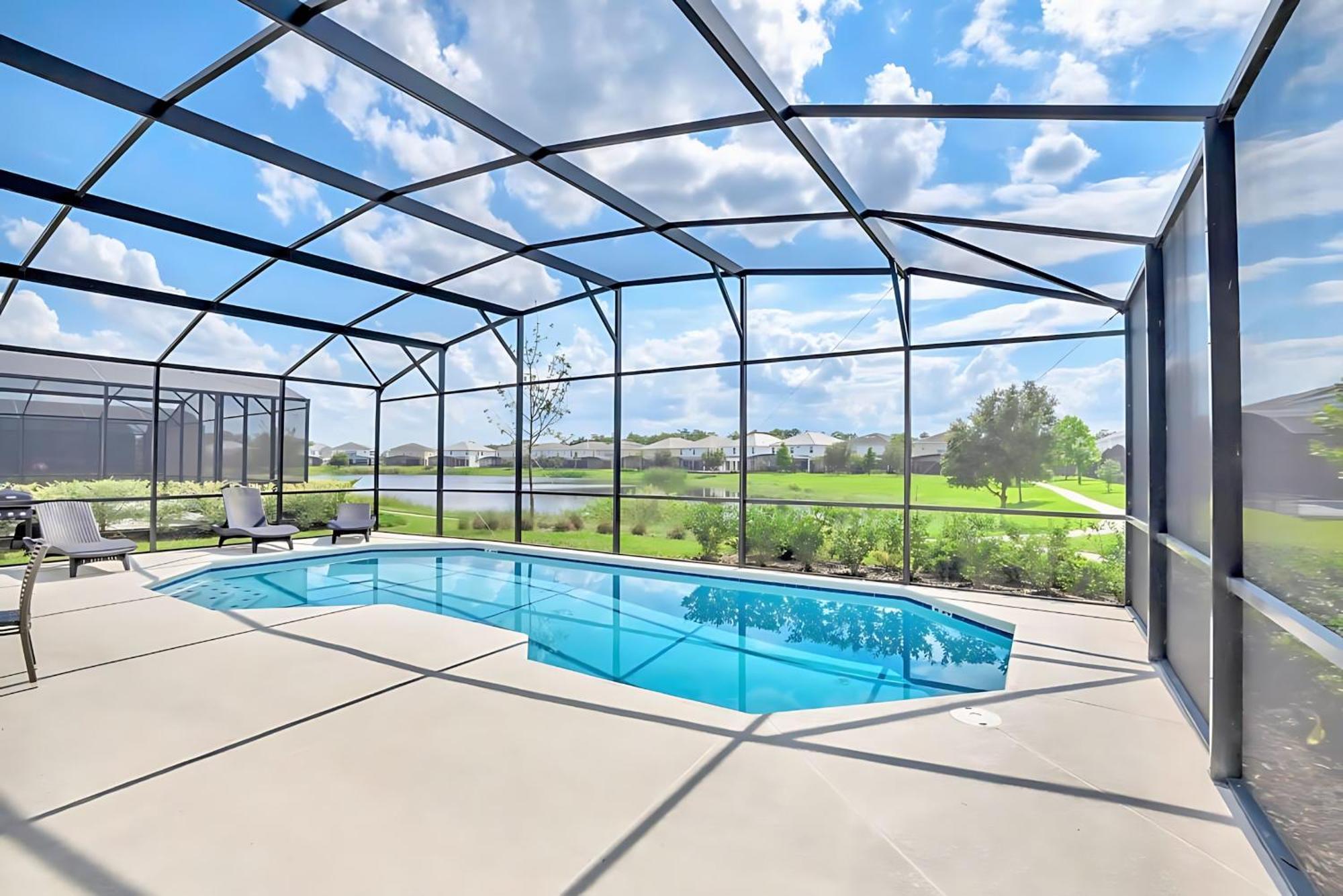 Family Resort - 6Br Mansion - Private Pool, Home Theater, Bbq And More Kissimmee Eksteriør billede
